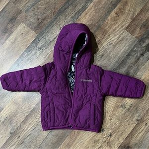 Columbia 6-12m reversible winter jacket